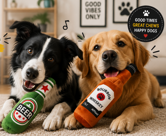 Funny Beer Bottle Dog Toy